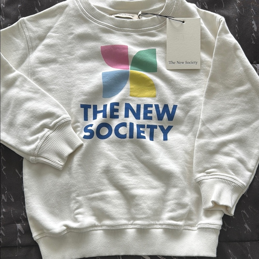 Kids White Sweatshirt